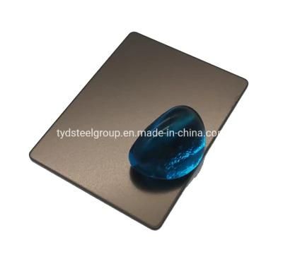 Hot Sell 201 J1 J2 J3 J4 J5 Cooper Color Coating Satin Finished 1219X3048mm Austenitic Stainless Steel Plate