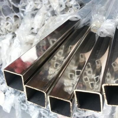 Stainless Steel Rectangular Hollow Section 201 304 316 Rectangular Stainless Steel Seamless Pipe