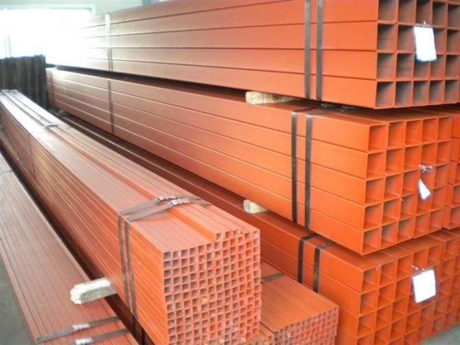 ERW Mild Steel / Hot Rolled Black Welded Square Structural Hollow Section Shape Steel Pipe/Tube