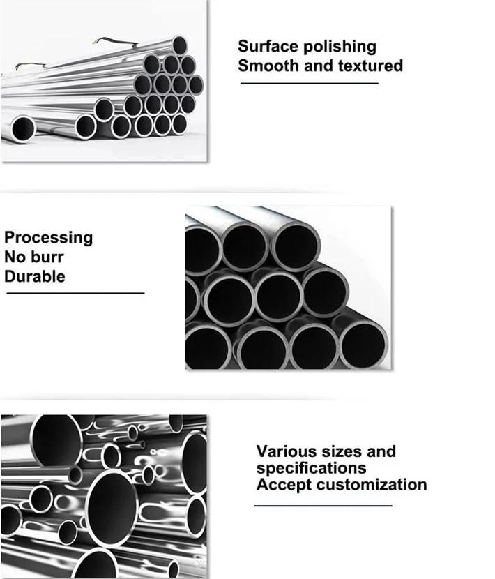 China ASTM AISI SS316L 304 201 Grade Seamless Weld Stainless Steel Pipe