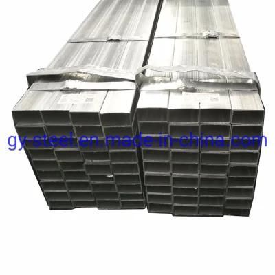 40X80 Galvanized Rectangular Hollow Section Steel Pipe