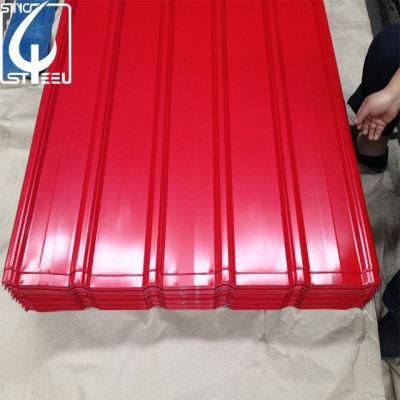 Good Quality PPGI Color Coated Corrugated Roofing Sheet 0.13-0.9mm