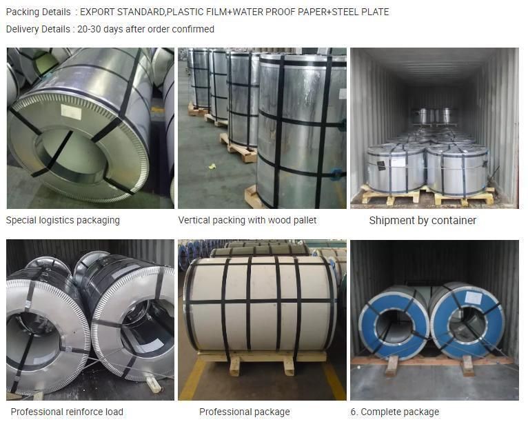 G30 G60 Zinc Coating Galvanized Steel Coil/Gi Steel Coil/ Galvanised Steel Slitted Coil