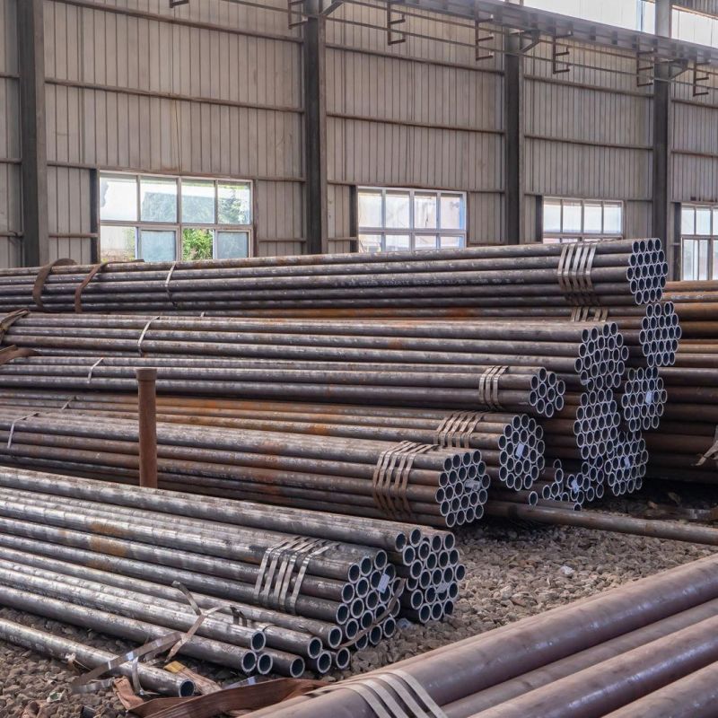 Thick Wall Black Seamless Steel Pipe Cast Iron ASTM 106 Grade Price 18 Inch Seamless Steel Pipe