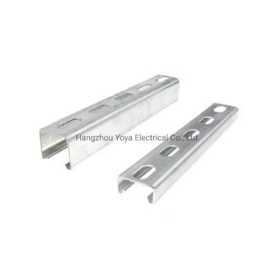 Yoya Direct Sale Electrical C Channels Slotted Unistrut Channel