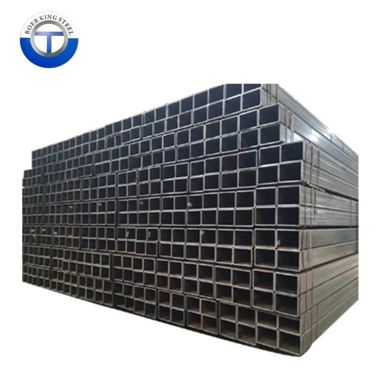 1en10210 S355j0h /En10219/En10205/ASTM A500/S235jr/S275jr/S355j2h Seamless&Welded Black Square Rectangular Steel Tube Square Rectangular Hollow Section Building