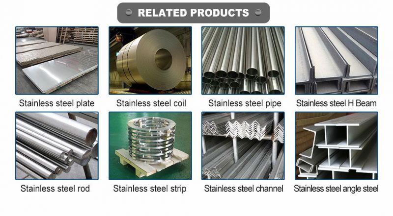 AISI 201 304 321 Stainless Steel Strip for Stair Handrail Use