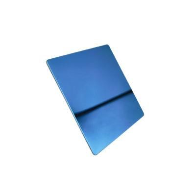 Taiyuda2 500 to 800mm Blue Diamond Color Coatingba Vibration Decoration 4X8 Inox Austenitic Stainless Steel Sheet