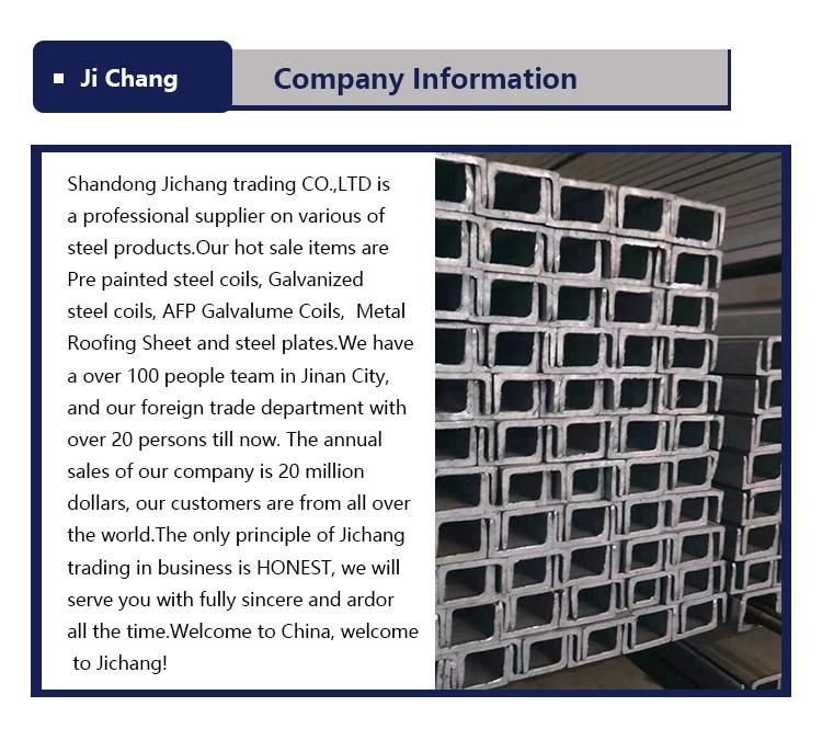 Preferential Price of Channel Steel Made in China