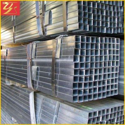Square Tube 20X20 mm Steel Galvanized Square Hollow Tube Gi Pipe for Construction Material