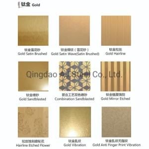 ASTM AISI SUS 201 Hl Hairline No. 4 Sb Brushed Colored Stainless Steel Sheet