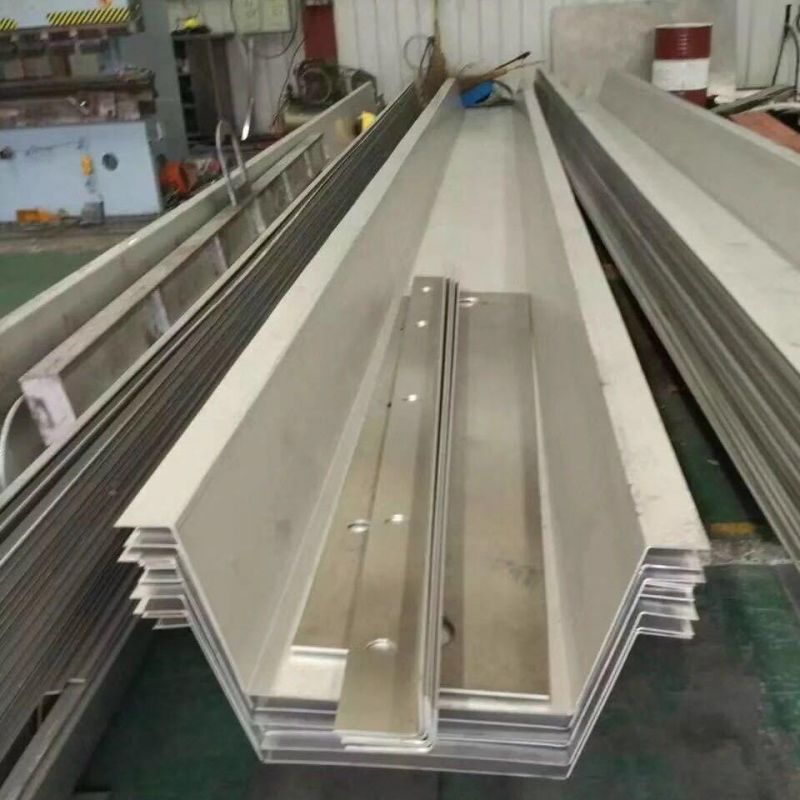 304 316L Stainless Steel Gutters Thickness 0.8 - 3.0mm Bending Process Water Gutters