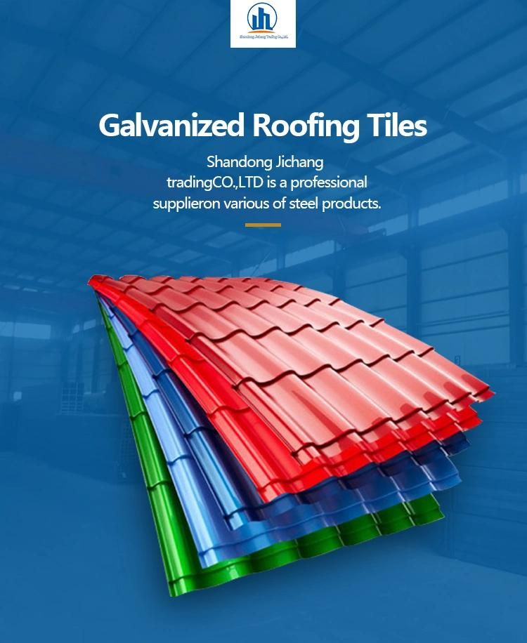 Roofing Sheet Hot Selling Dx51d Z30~Z275 Zinc Coated ASTM Corrosion Resistant The Roof Corrugated Board