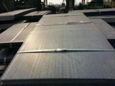 ASTM A36 Hot Rolled Black Chequered Carbon Steel Sheet/Checkered Plate