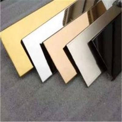 201 304 316 8K ASTM Cold Rolled Gold Color Mirror Stainless Steel Roll Plate