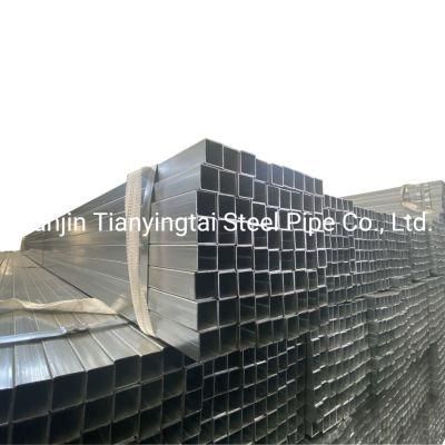 Tianjin Manufacturer 80X80 Galvanized Square Steel Tube for Building Material