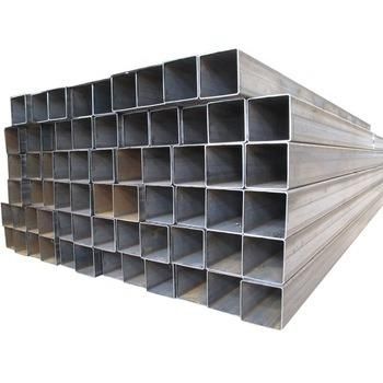 ERW Steel Square Tubing Standard Sizes, Coated Square Galvanized Steel Pipe 4&quot; Tube
