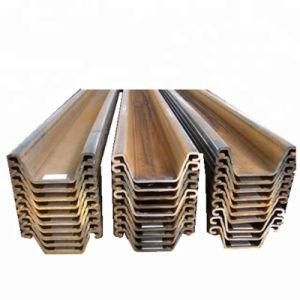 600*130 U Type Hot Rolled Steel Sheet Pile for Building