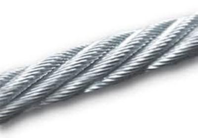 Wire Rope 7X7 Stainless Steel AISI 316 with a Moderate Flexibility Used for Architecture and General Purposes