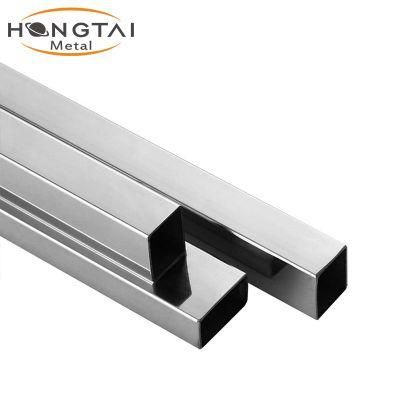 Manufacturer Food Grade 201 316 304 Stainless Steel Welded Square Tube Pipe