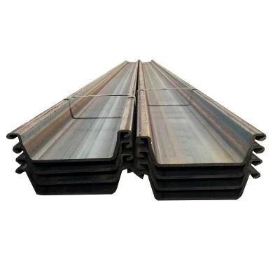 Type II Steel Sheet Pile 6 Meters Long 400*100*10.5mm U Type Sheet Piling