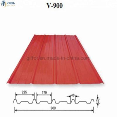 Exporting Standers Thickness 0.12mm-1.0mm Color Coated/Prepainted Corrugated Steel Wall and Roofing Sheet