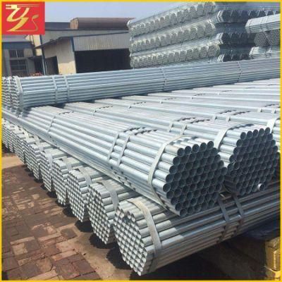 Prime Welded Galvanized Steel Pipe Q235 Gi Scaffolding Construction Tube