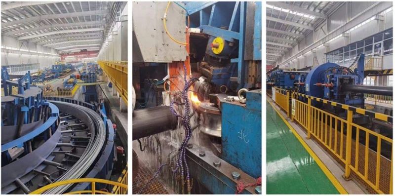 Q195 6m Length ERW Hot Rolled Metal Steel Round Tube Black Iron Carbon Steel Pipe