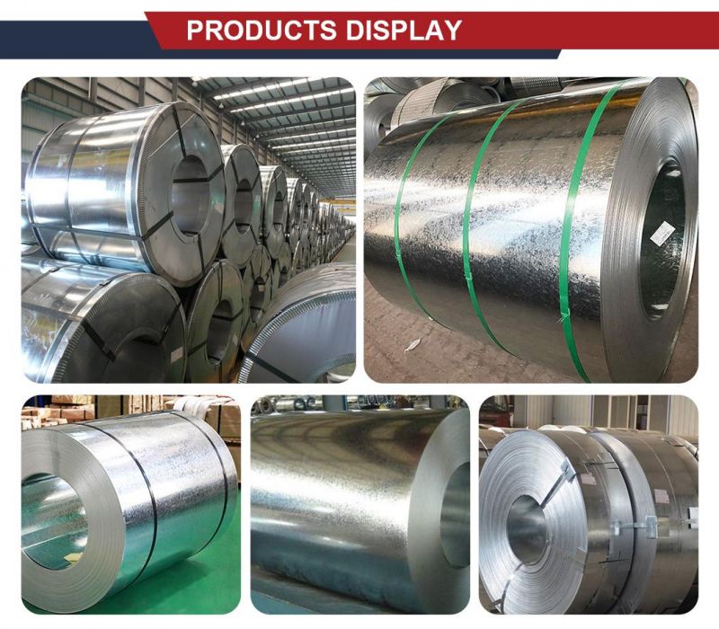Hot Dipped DC52D DC53D Galvanized Steel Coil with Spangle