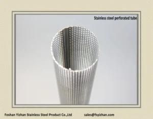 SS304 54*1.0 mm Exhaust Repair Perforated Stainless Steel Pipe