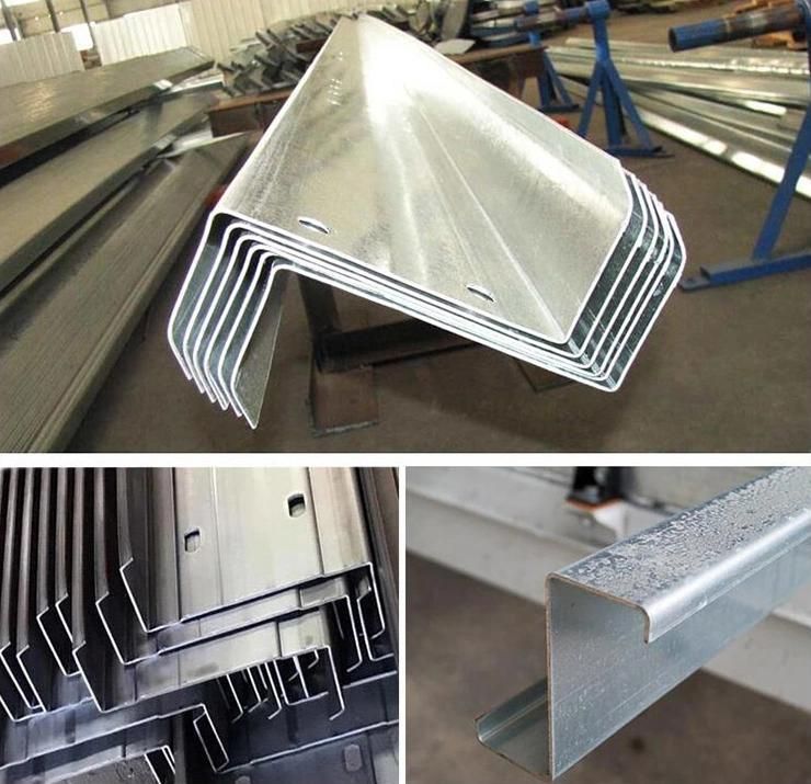 Galvanized Cold Bending Structural Steel Channel Z Purlin Dimensions