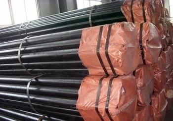 Black Round Steel Pipe Fluid Pipe