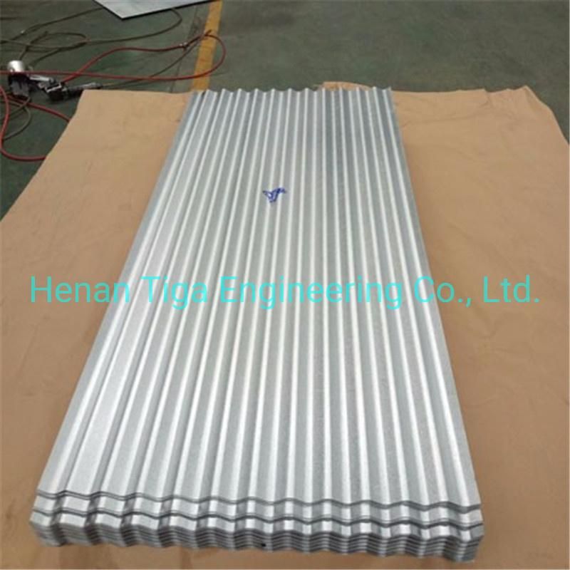 Chile 55%Al Az150g Anti-Finger Print 0.35*850*3660mm Hot Dipped Corrugated Zincalum Roofing Sheet