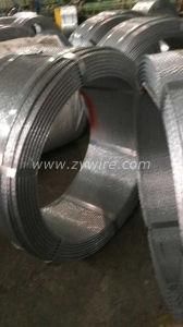 Hot DIP Galvanized Low Relaxation 12.7mm Diameter Steel Strand