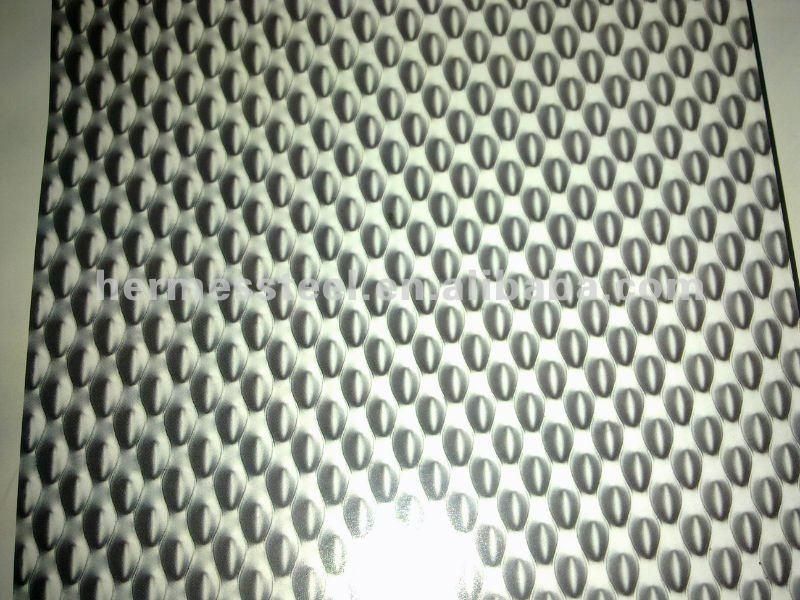 304 316 PVD Color 5wl 6wl Embossed Stainless Steel Sheet for Wall Panel Decoration Project