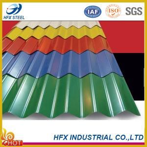 Ibr Color Corrugated Steel Sheet/ Zinc Roofing Sheet 750mm/26 Gague Trapezodial Roofing Sheet