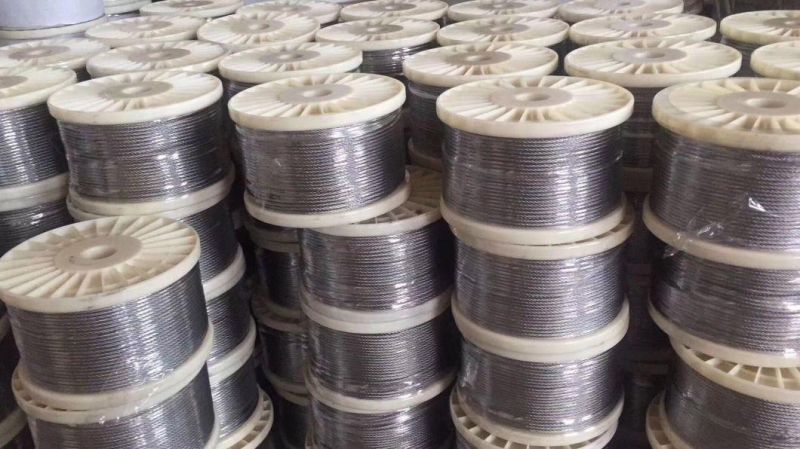 SS304 7X19 2mm Stainless Steel Wire Rope Wirerope