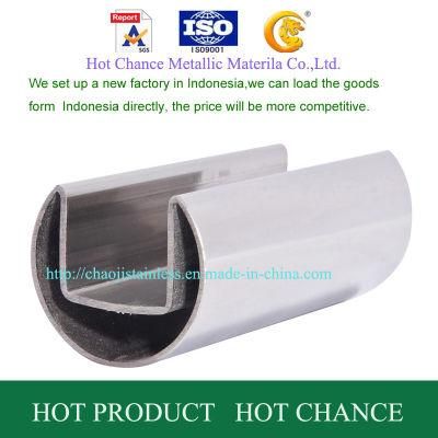 Stainless Steel Slot Pipe for Handrail