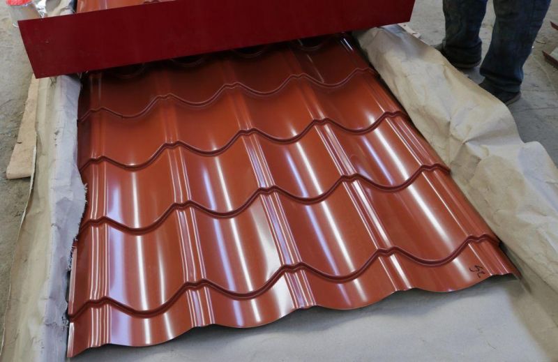 0.35 0.25mm PPGI PPGL Prepainted Galvalume Steel Corrugated Roofing Sheet