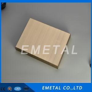 Cold Rolled Inox 201 304 316 430 PVD Color Plating Golden Hairline Finish Stainless Steel Sheets/Plates