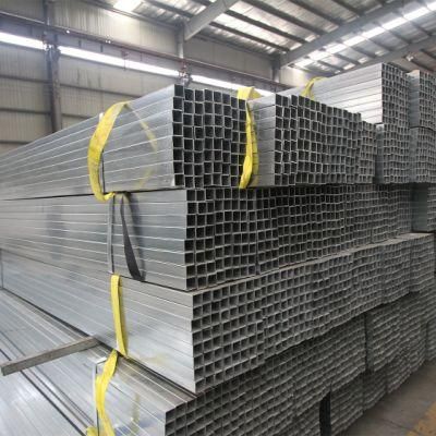 Rectangular Pipe Cold Rolled Pre Galvanized Welded Square and Rectangular Steel Pipe