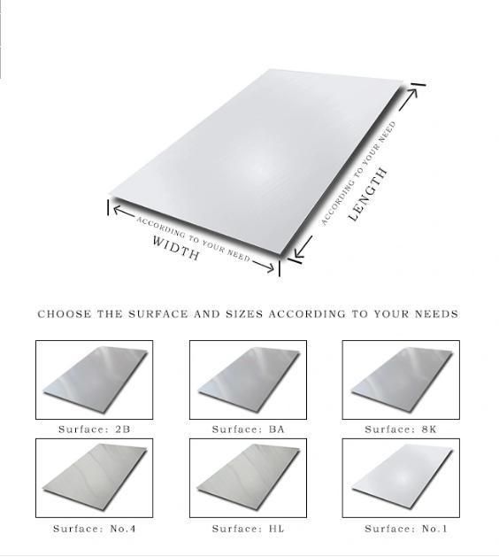 Factory Price Stainless Steel Plate SUS 304 304L 410 Hot/Cold Rolled Hairline Stainless Steel Sheet
