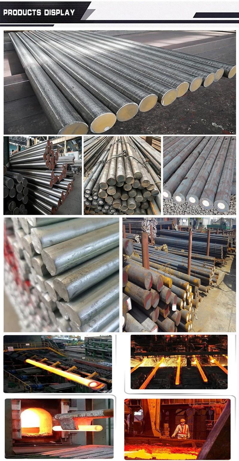 China Manufacturer Cold Drawn Rod High Temperature Precision Strength Structural Concrete Q235B Q345 A36 Ss400 65mn 20crmnti 16mncr5 Carbon Steel Round Bar