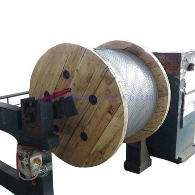 3/16&quot;, 1/4&quot;, 5/16&quot;, 3/8&quot;, 1/2&quot; Galvanized Guy Wire for Telephone Pole Support ASTM a 475