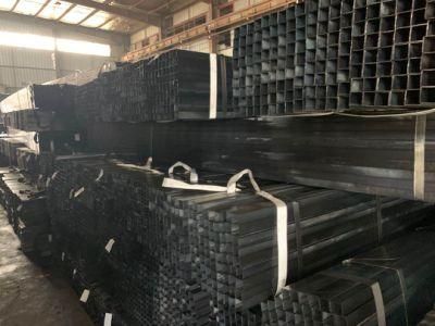 Oiled Black Rectangular Steel Tube