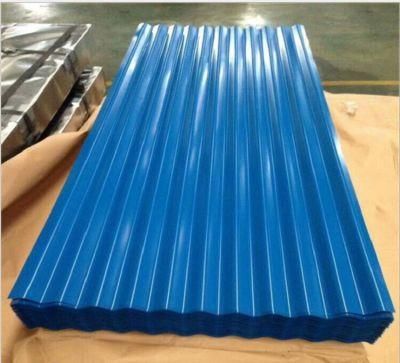 Bwg30 0.5mm Gi Galvanized Color Coated Corrugated Steel Roofing Sheet Iron Sheet