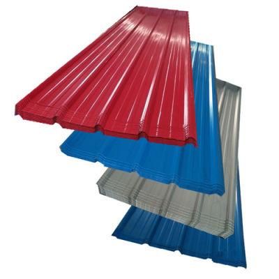 China Zinc Coated PPGI Corrugated Galvanized Steel Roofing Sheet