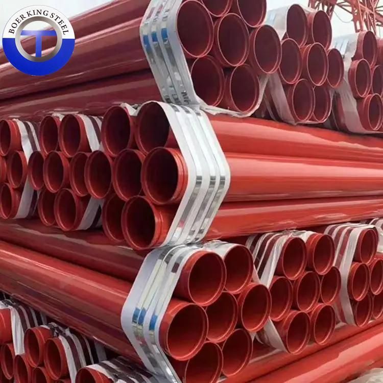 Sch40 UL FM Fire Protection Fighting Sprinkler Steel Pipes