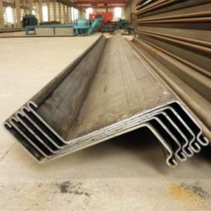 Steel Material U Type Hot Rolled Larssen Sheet Pile for Building Construction