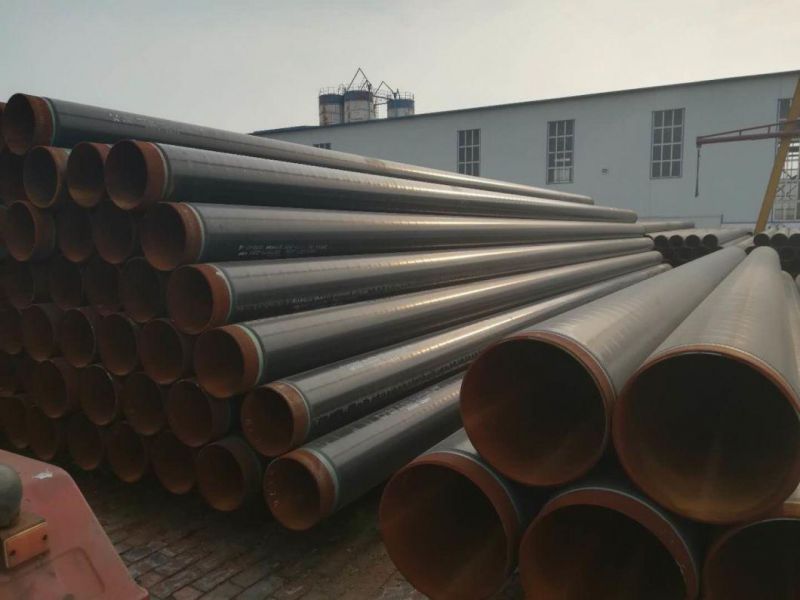 API 5L Gr. B X42 X60 X70 Saw SSAW LSAW ERW 3lpe Anti-Corrosion Coated Line Pipe